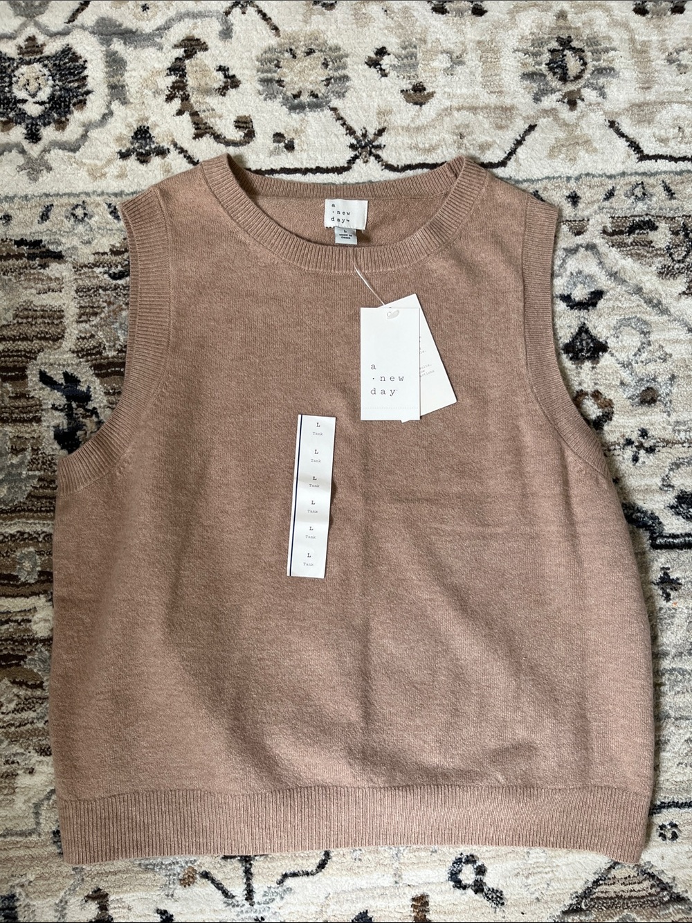 a new day Sweater Tank